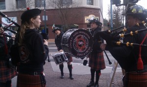 St. Patricks Day in downtown Coeur d'Alene